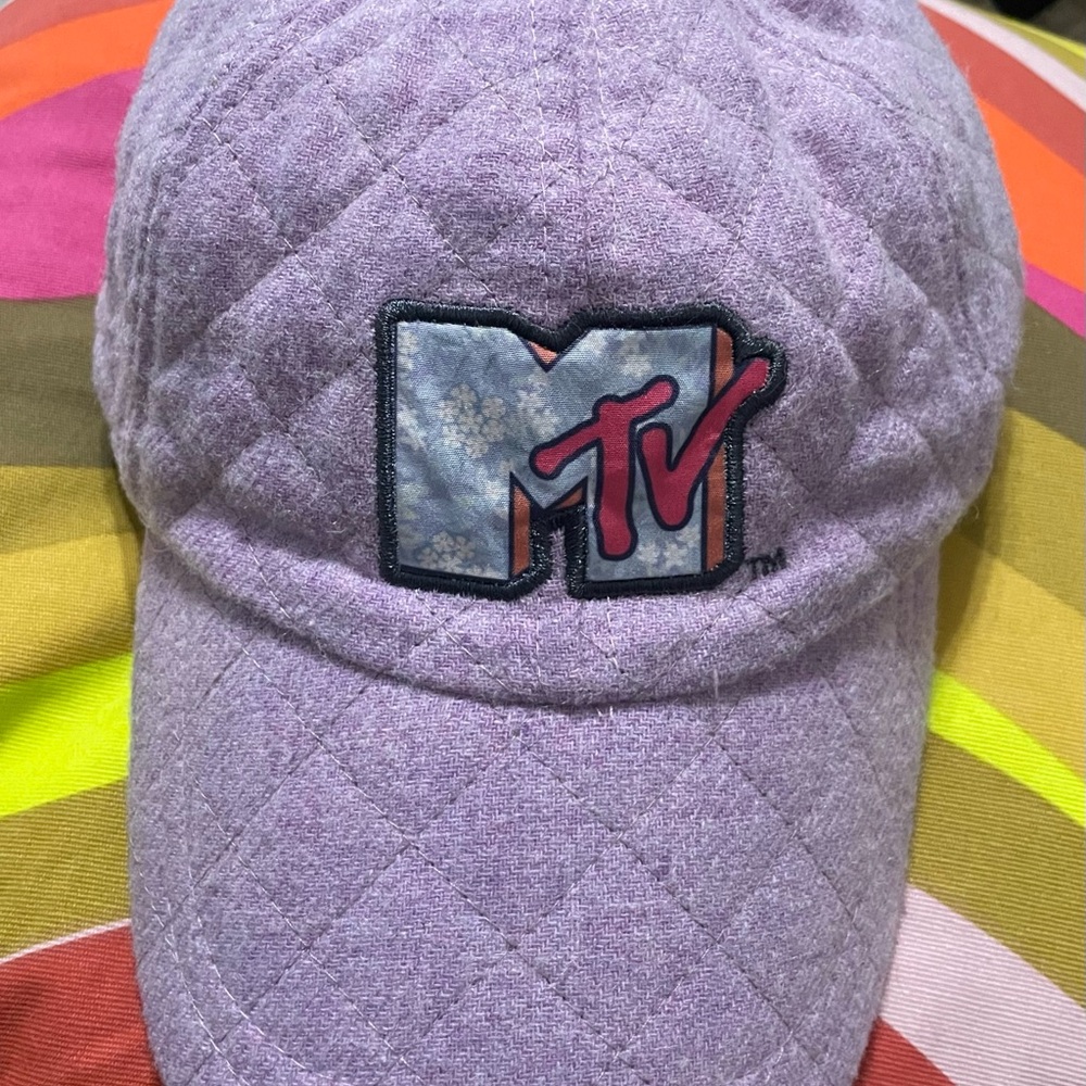 MTV Quilted Lavender Cap